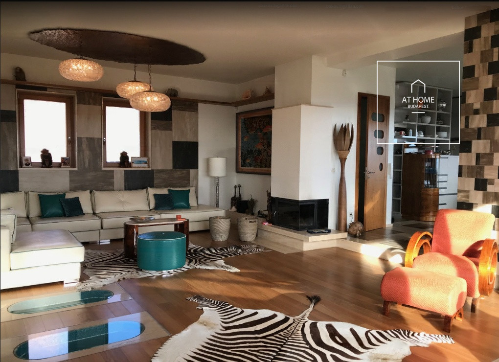 3 bedroom luxury penthouse  apartment in the II. district of Budapest