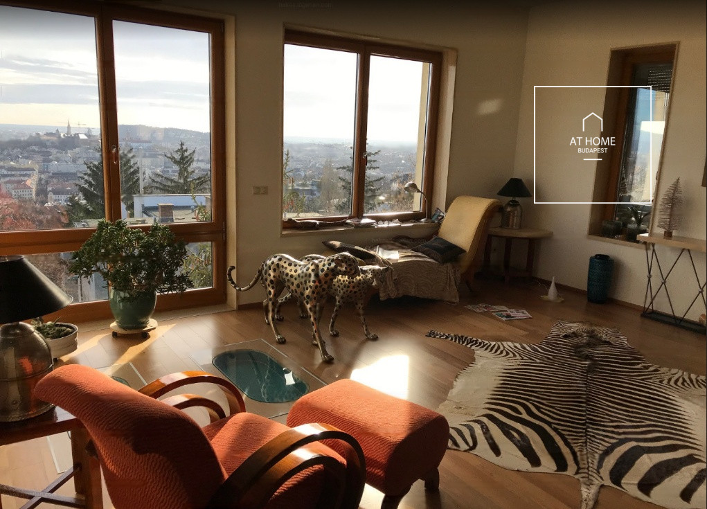 3 bedroom luxury penthouse  apartment in the II. district of Budapest