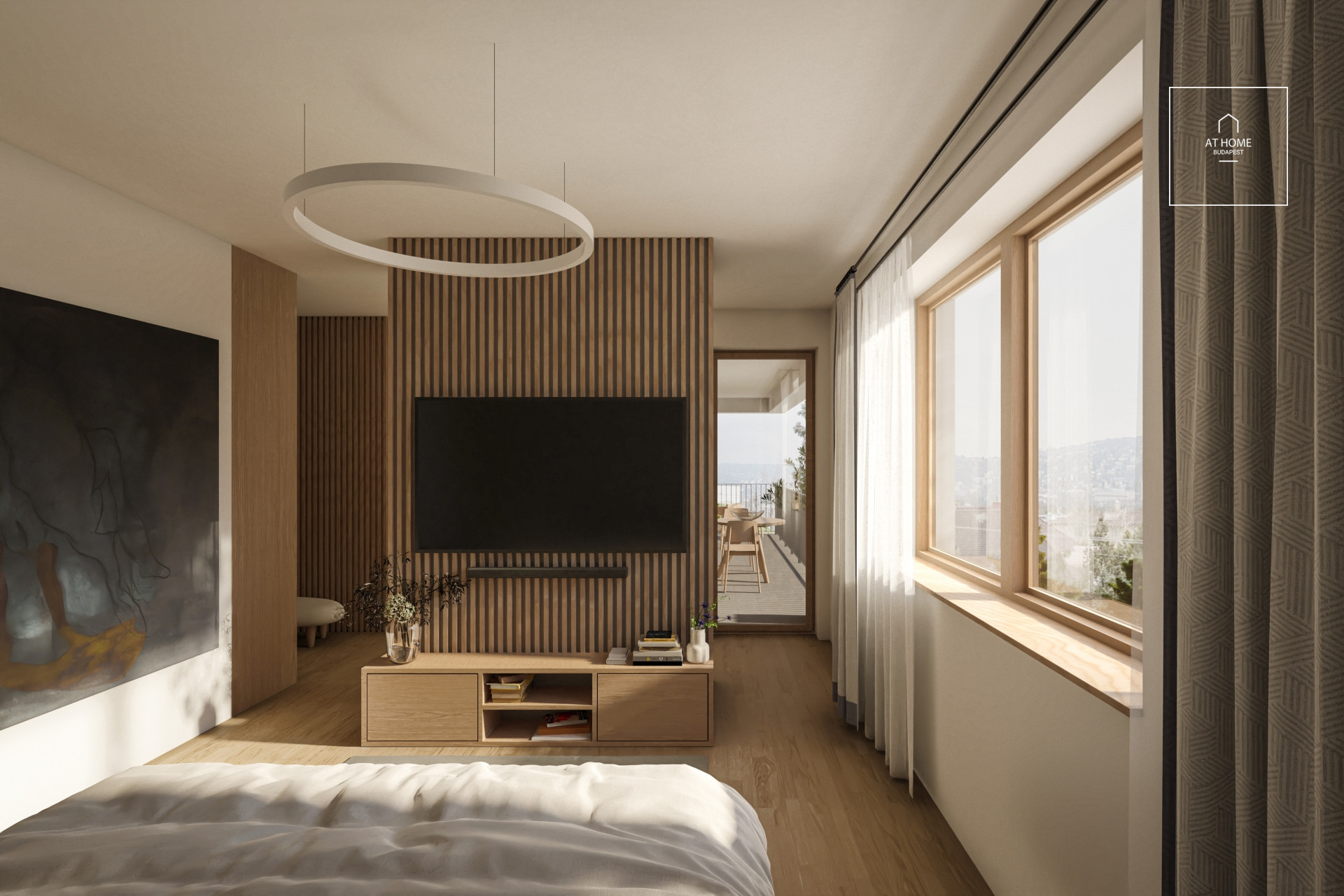 Newly-built luxury apartment with exclusive garden for sale in Törökvész, 2nd district, Budapest