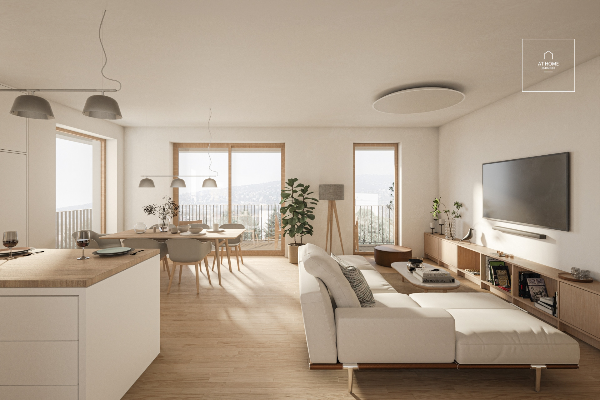 Newly-built luxury apartment with exclusive garden for sale in Törökvész, 2nd district, Budapest