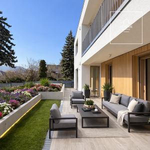 Newly-built luxury apartment with exclusive garden for sale in Törökvész, 2nd district, Budapest
