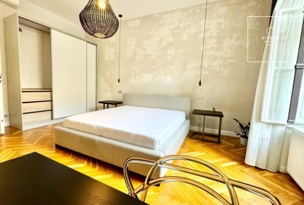 Premium refurbished one-bedroom apartment for rent in the 6th district of Budapest, Terézváros