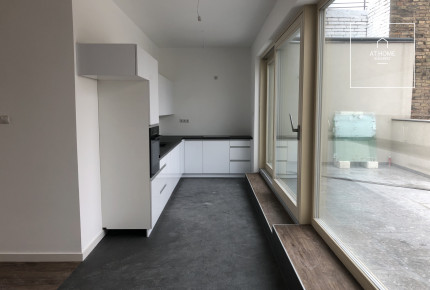 Newly built one-bedroom apartment for rent, with 41 sqm terrace in Budapest 6th district,  Diplomatic Quarter