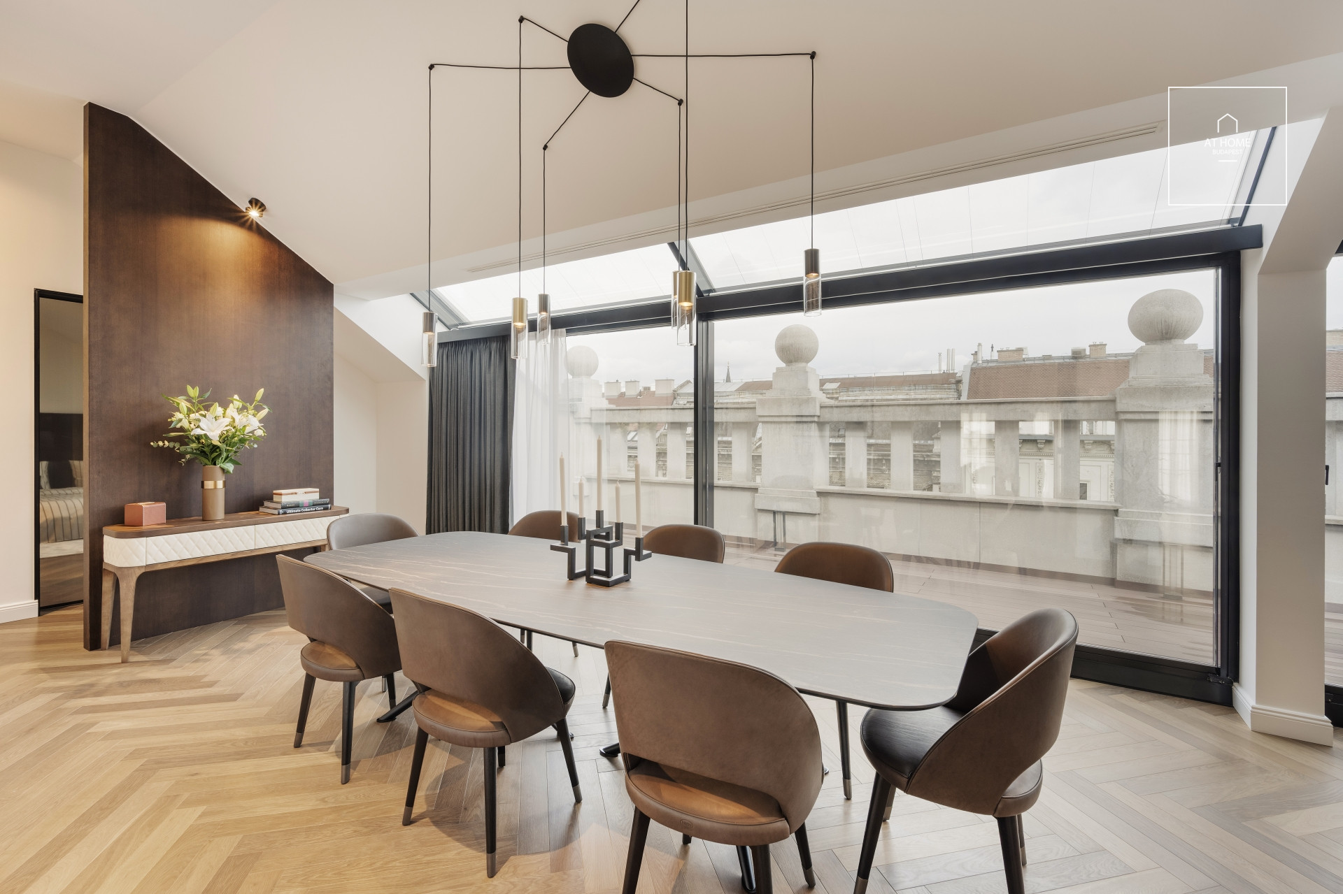 Fényűző 3 hálószobás penthouse lakás kiadó Budapest VI. kerület, Terézváros