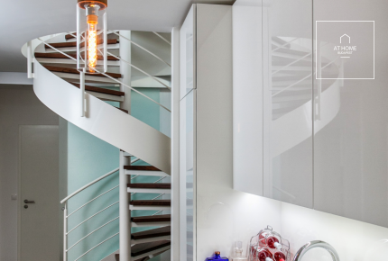 Two-storey apartment with private rooftop terrace and dedicated parking space for sale in District VI