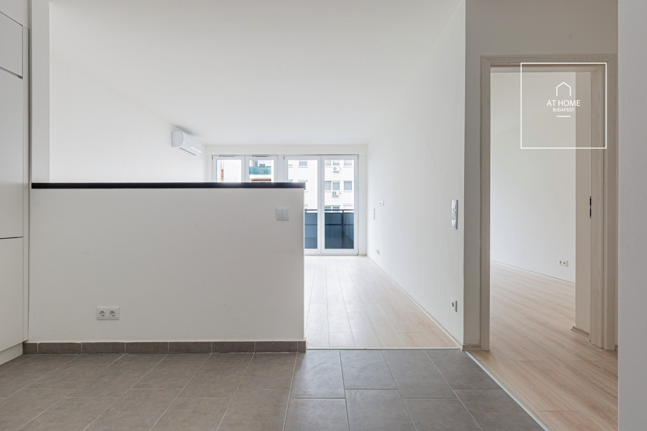 Newly built 77 m², 2-bedroom apartment with balcony in Budapest’s 13th district