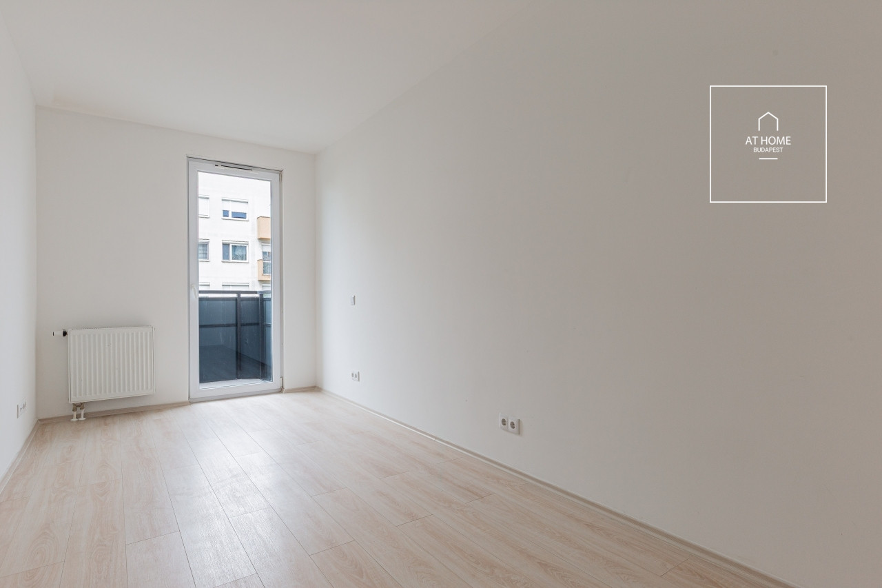 Newly built 77 m², 2-bedroom apartment with balcony in Budapest’s 13th district