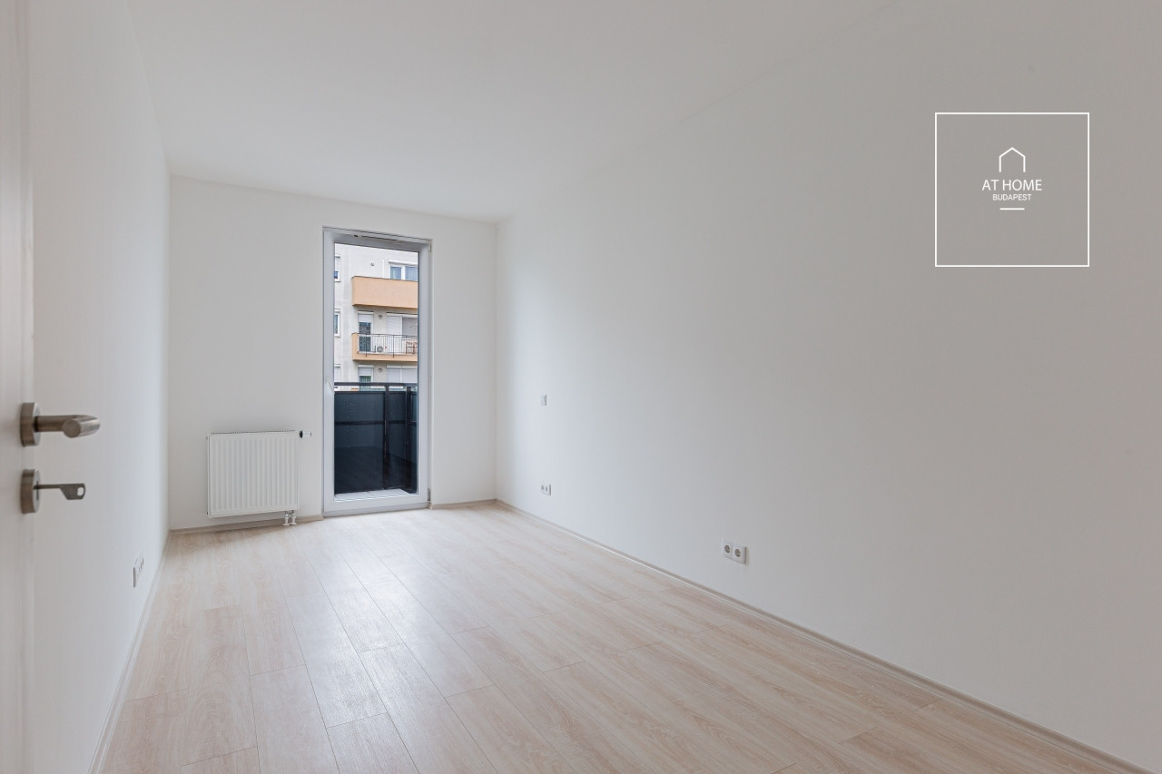 Newly built 77 m², 2-bedroom apartment with balcony in Budapest’s 13th district