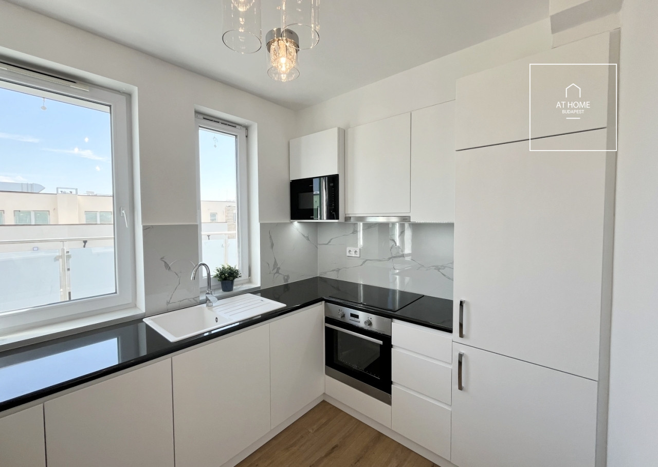 Újépítésű 3 hálószobás penthouse lakás a XIII. kerületben