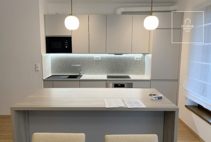Newly built 3-bedroom apartment with garden connection for rent in Budapest II. district