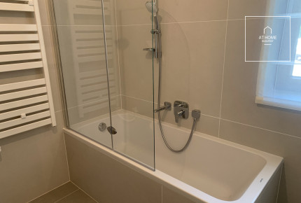 Newly built 3-bedroom apartment with garden connection for rent in Budapest II. district