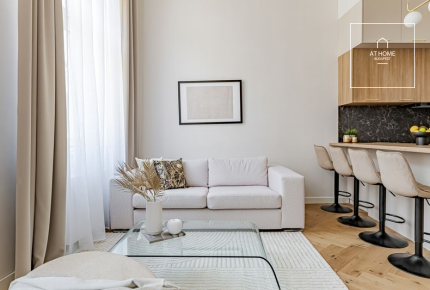 Elegant, bright 91 m² apartment with spacious rooms in the heart of District VI