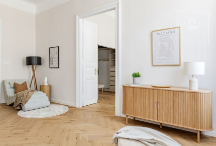 Elegant, bright 91 m² apartment with spacious rooms in the heart of District VI