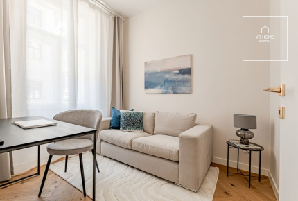 Elegant, bright 91 m² apartment with spacious rooms in the heart of District VI