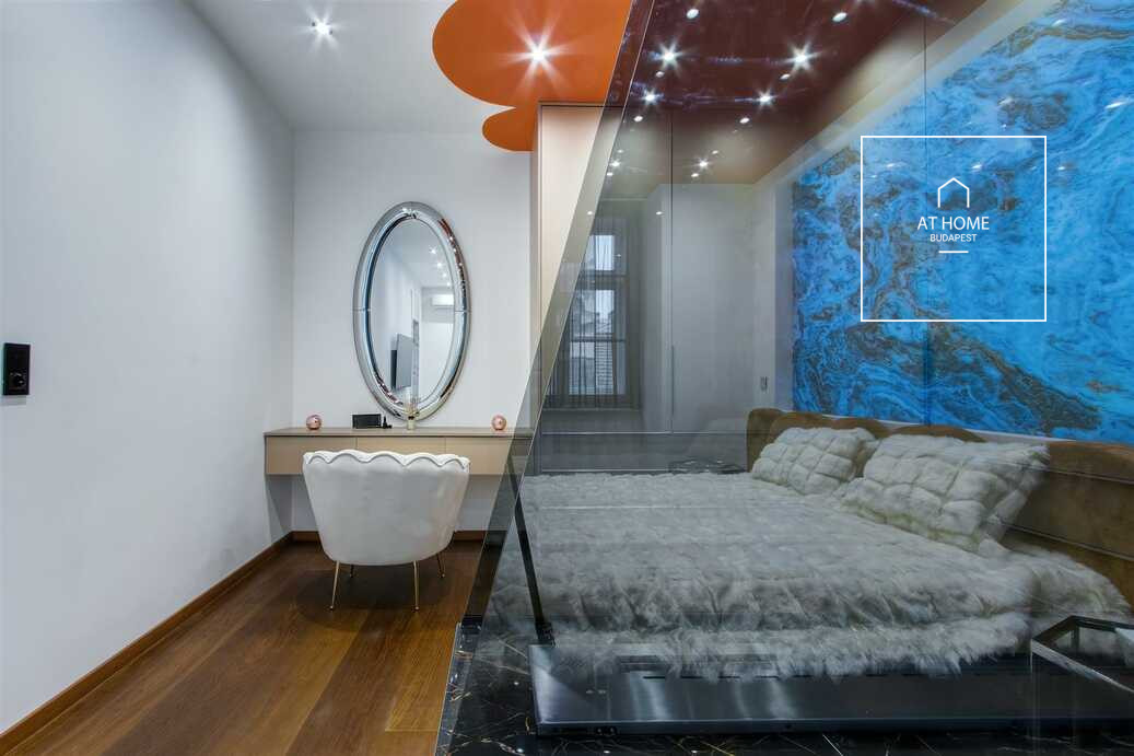 Three-bedroom luxury apartment for rent in the 5th district of Budapest