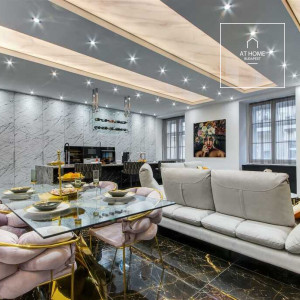 Three-bedroom luxury apartment for rent in the 5th district of Budapest