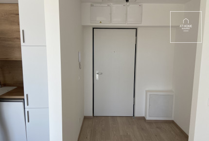 A newly built one-bedroom apartment is available For rent in the 11th district of Budapest, Budapart.