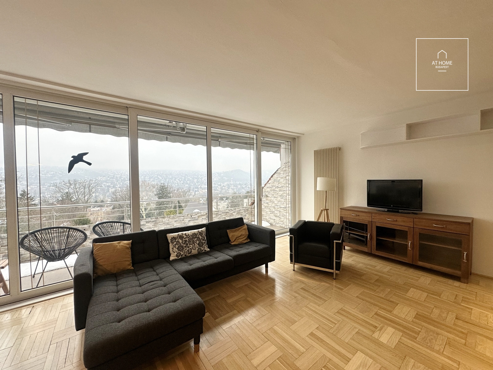 Öt hálószobás panorámás lakás kiadó Budapest II. kerület, Törökvész