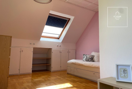 Five-bedroom panoramic apartment for rent in the 2nd district of Budapest, Törökvész.