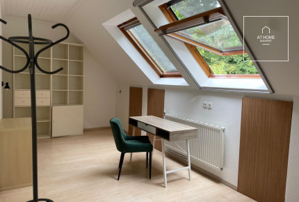 Five-bedroom panoramic apartment for rent in the 2nd district of Budapest, Törökvész.