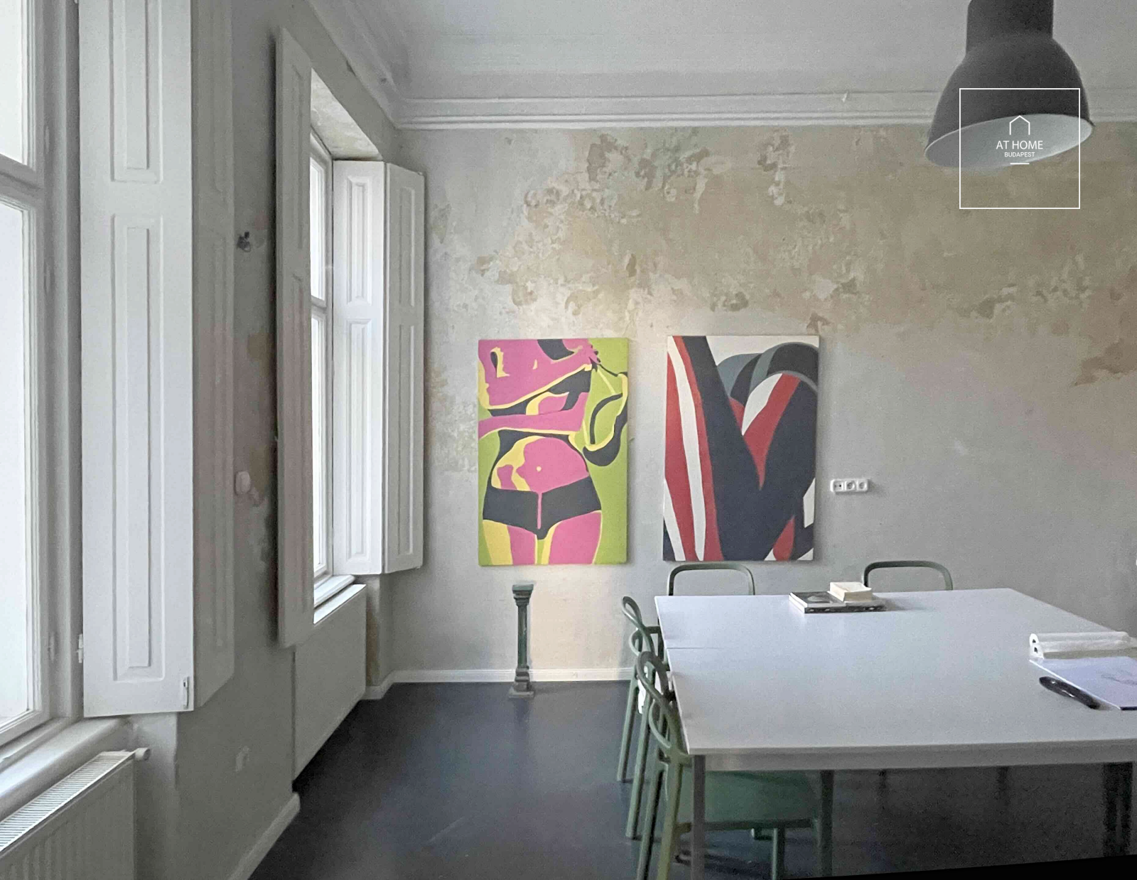 A 107 sqm 2-bedroom apartment near the Margaret Bridge in district II