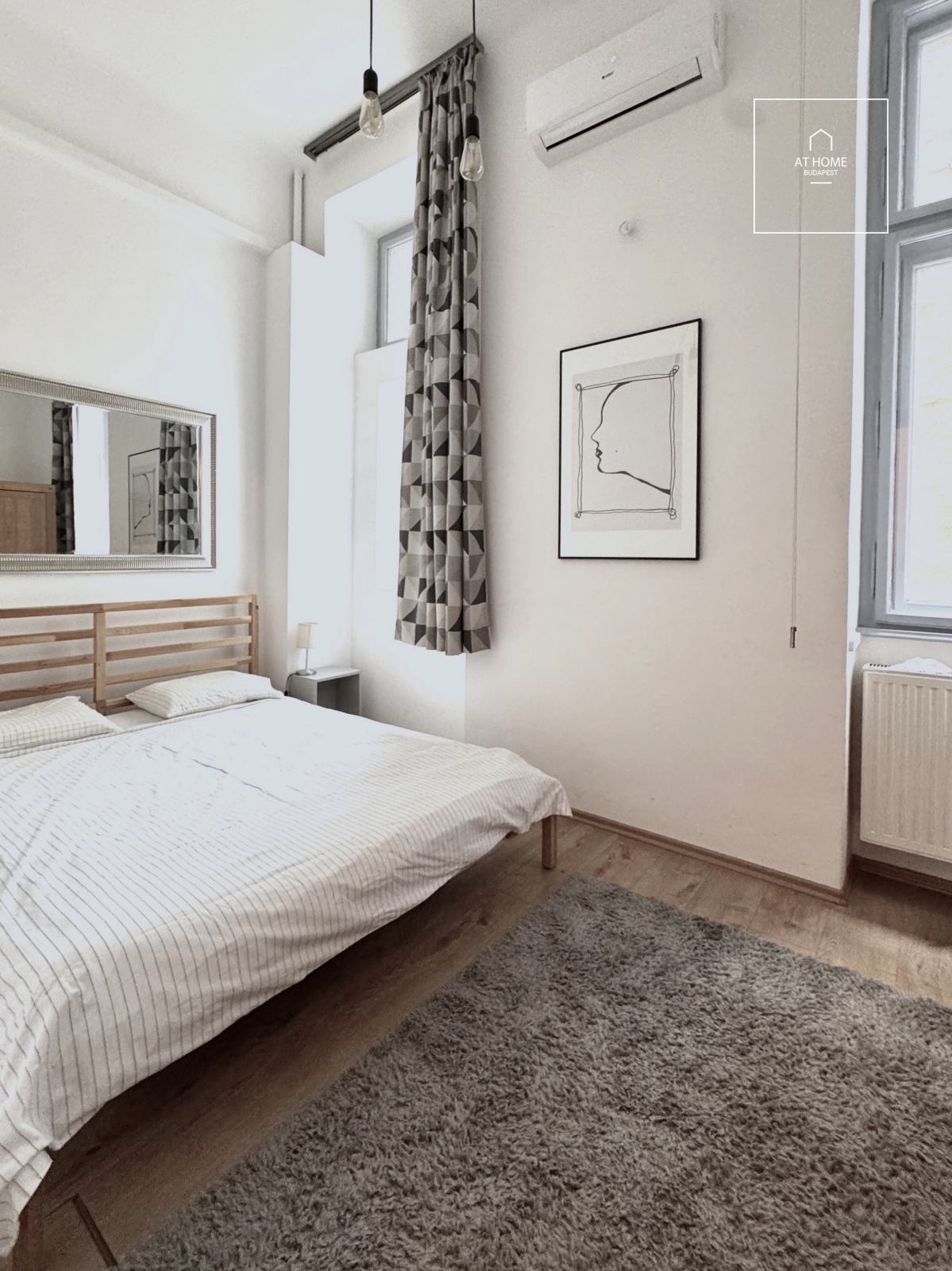 Elegant two-bedroom apartment for rent in District V, City Center.