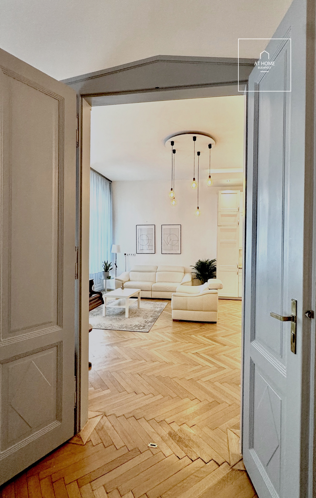 Elegant two-bedroom apartment for rent in District V, City Center.