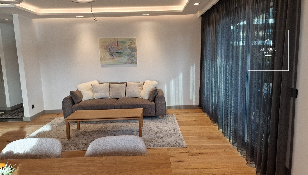 Panoramic 3-bedroom apartment in a newly built residential building in District XIII, Újlipótváros