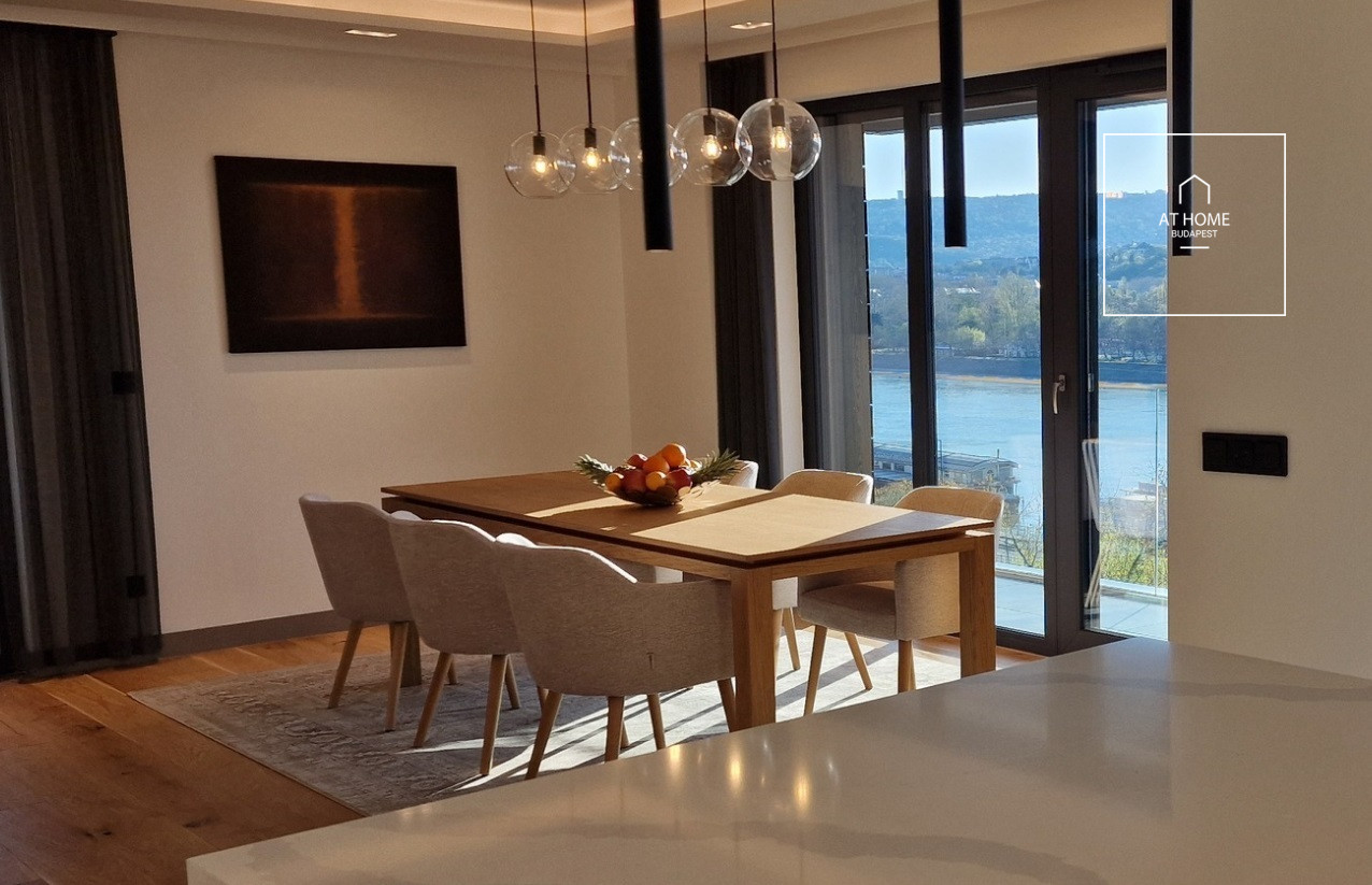 Panoramic 3-bedroom apartment in a newly built residential building in District XIII, Újlipótváros