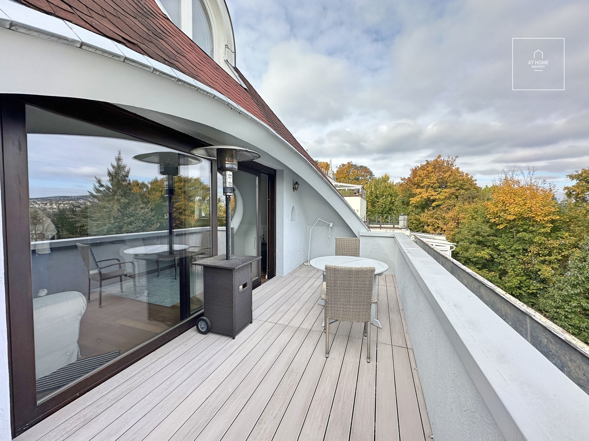 Spacious, Duplex Apartment with Panoramic View for Rent on Istenhegy – Private Garden and Sauna