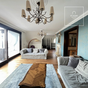 Spacious, Duplex Apartment with Panoramic View for Rent on Istenhegy – Private Garden and Sauna