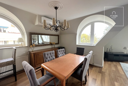 Spacious, Duplex Apartment with Panoramic View for Rent on Istenhegy – Private Garden and Sauna