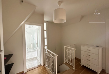 Spacious, Duplex Apartment with Panoramic View for Rent on Istenhegy – Private Garden and Sauna