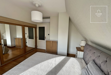 Spacious, Duplex Apartment with Panoramic View for Rent on Istenhegy – Private Garden and Sauna
