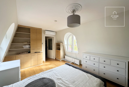 Spacious, Duplex Apartment with Panoramic View for Rent on Istenhegy – Private Garden and Sauna
