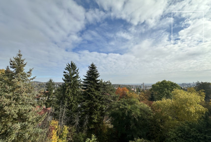 Spacious, Duplex Apartment with Panoramic View for Rent on Istenhegy – Private Garden and Sauna
