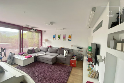 Panoramic 3-bedroom duplex apartment for rent in District II., Törökvész