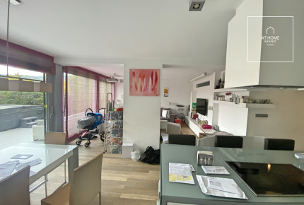 Panoramic 3-bedroom duplex apartment for rent in District II., Törökvész