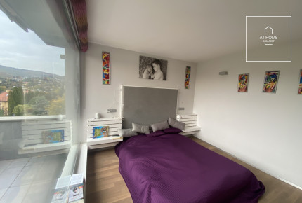 Panoramic 3-bedroom duplex apartment for rent in District II., Törökvész