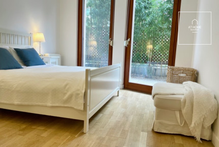 Garden-connected apartment for rent Budapest XIII. district Újlipótváros