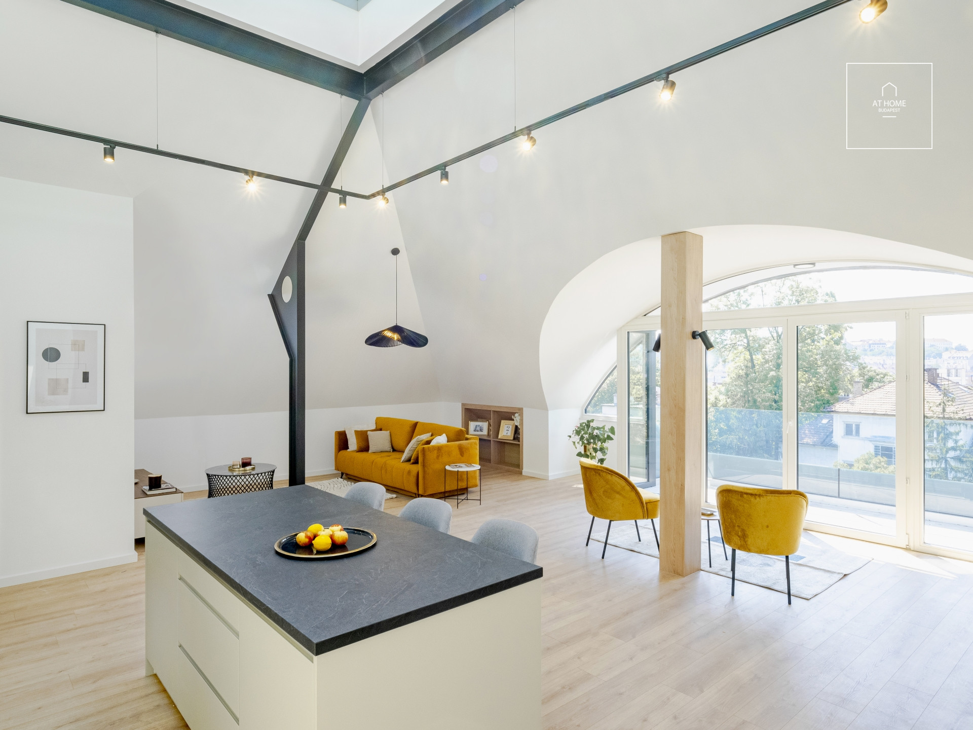 Newly built penthouse premium apartment Budapest II. district, Rózsadomb