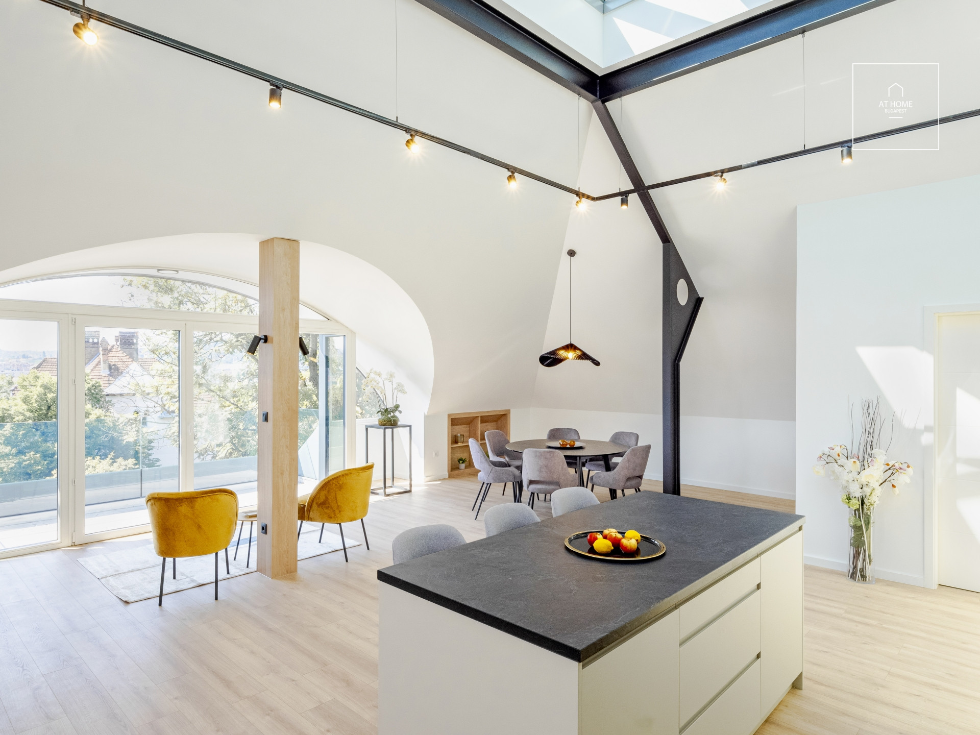 Newly built penthouse premium apartment Budapest II. district, Rózsadomb