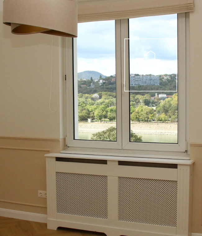 Panoramic two-bedroom penthouse with winter garden and concierge  services in District 13