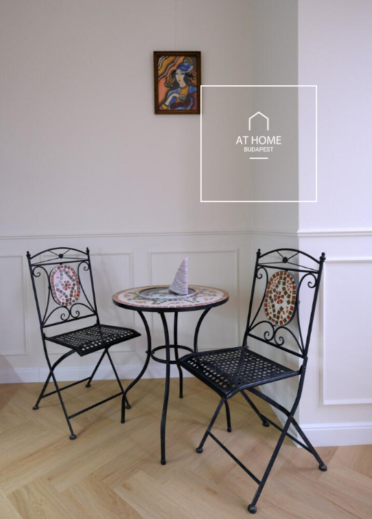 Panoramic two-bedroom penthouse with winter garden and concierge  services in District 13