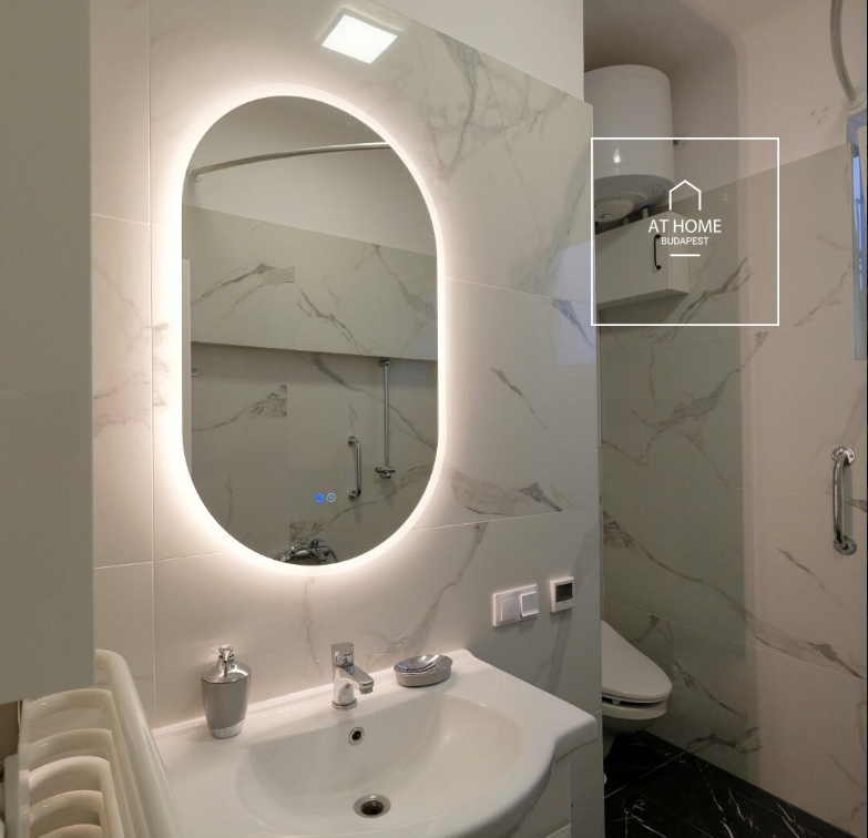 Panoramic two-bedroom penthouse with winter garden and concierge  services in District 13