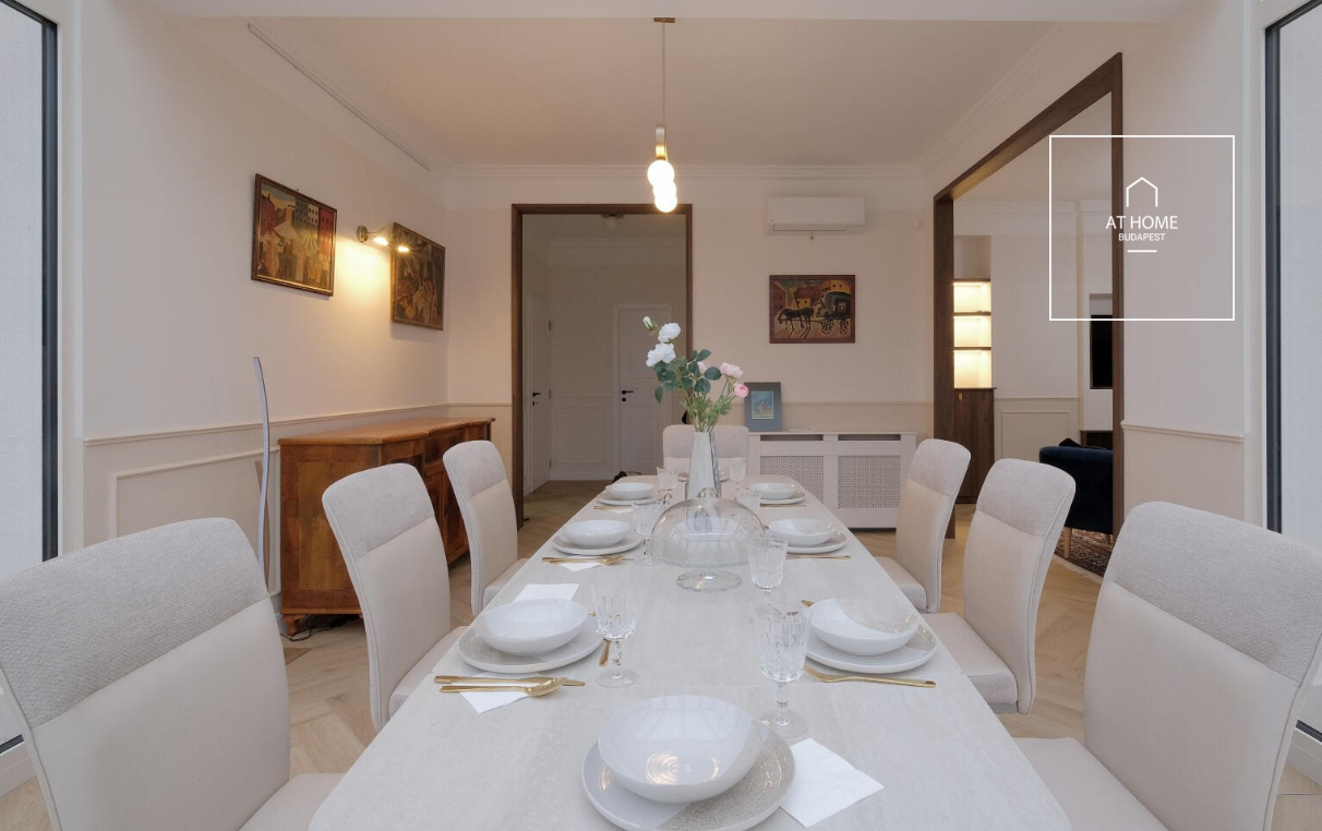 Panoramic two-bedroom penthouse with winter garden and concierge  services in District 13