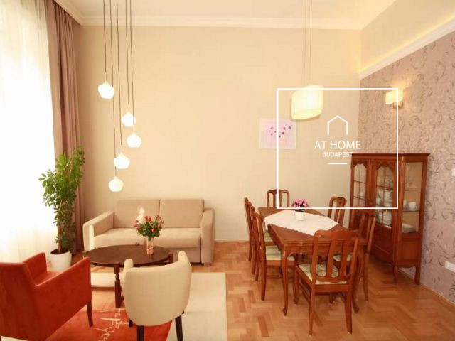 Elegant, fully furnished apartment with a built-in infrared sauna in District VI