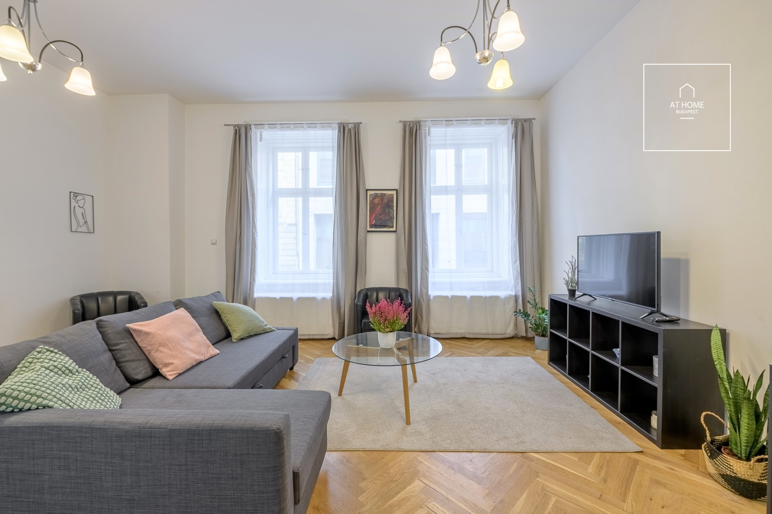 Newly built apartment with garden for rent in Budapest 6th district,  Külső-Terézváros