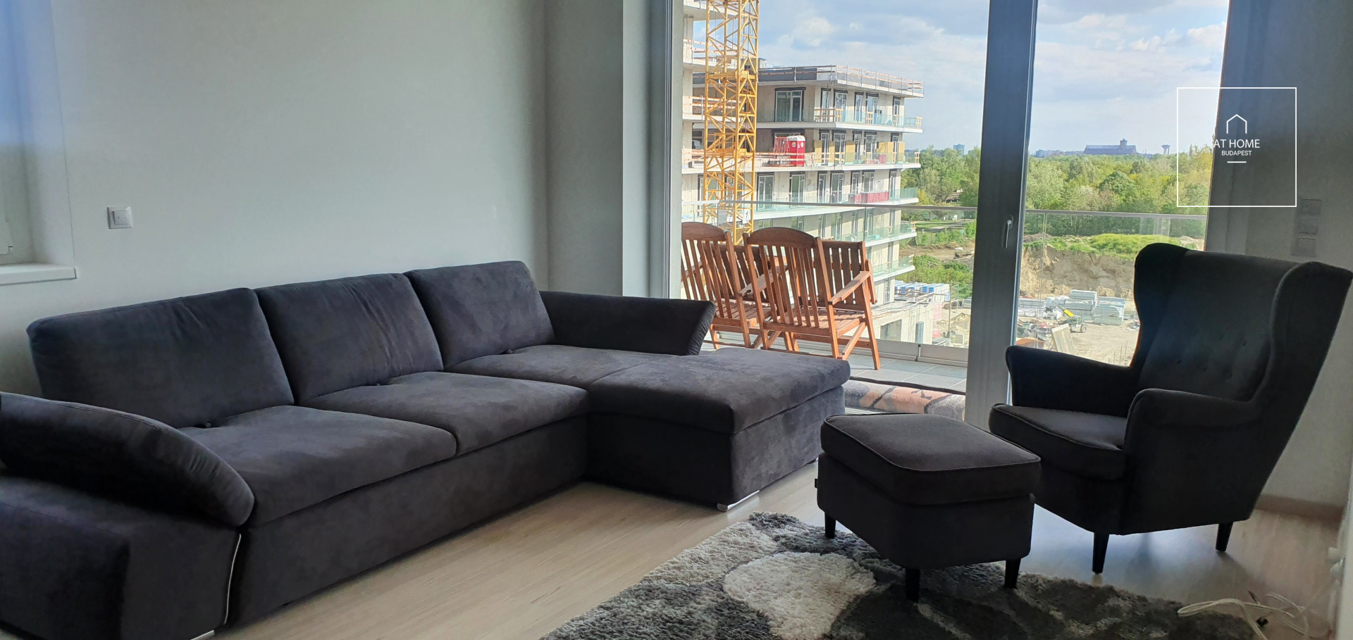 Luxury apartment with panoramic views, 10 sqm terrace, and 2 bedrooms at Budapart