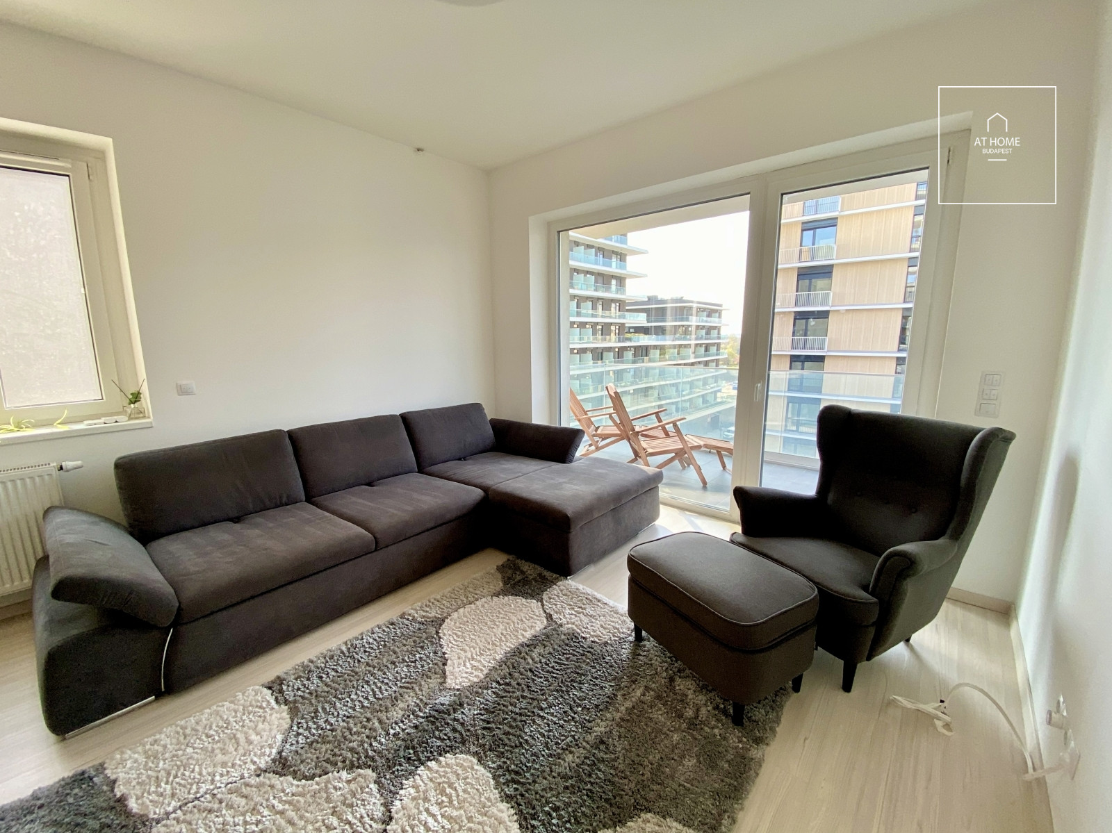 Luxury apartment with panoramic views, 10 sqm terrace, and 2 bedrooms at Budapart